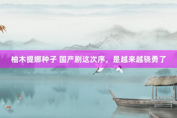 柚木提娜种子 国产剧这次序，是越来越骁勇了